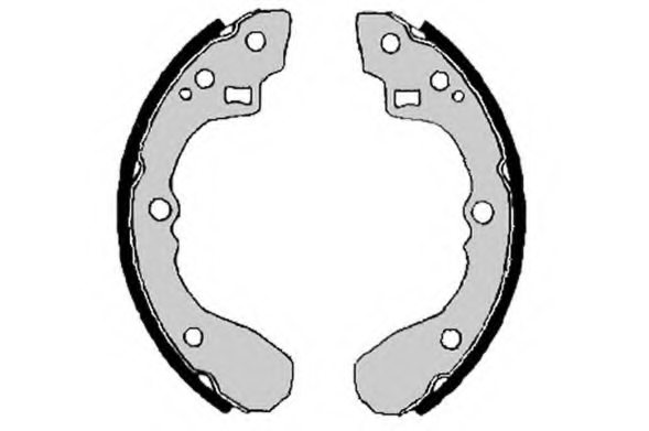 RAICAM 2734 Brake Shoe Set